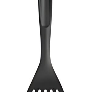 GastroMax Spatule, avec fentes, noir