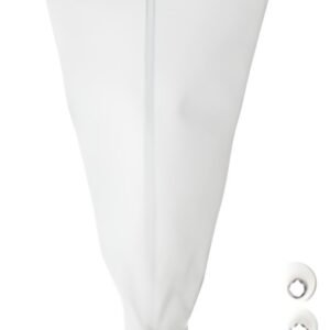 GastroMax Set de poche à douille, blanc, 5 douilles
