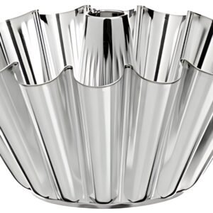 GastroMax Moule à kougelhopf, en fer blanc, 1,5 L, argent