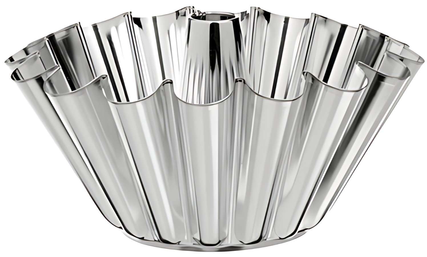GastroMax Moule à kougelhopf, en fer blanc, 1,5 L, argent