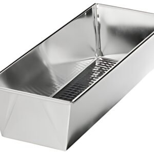 GastroMax Moule à cake, en fer blanc, 1,7 litre, argent