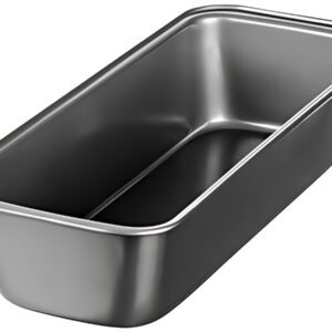 GastroMax Moule à pain, en acier au carbone, 1,3 L, gris
