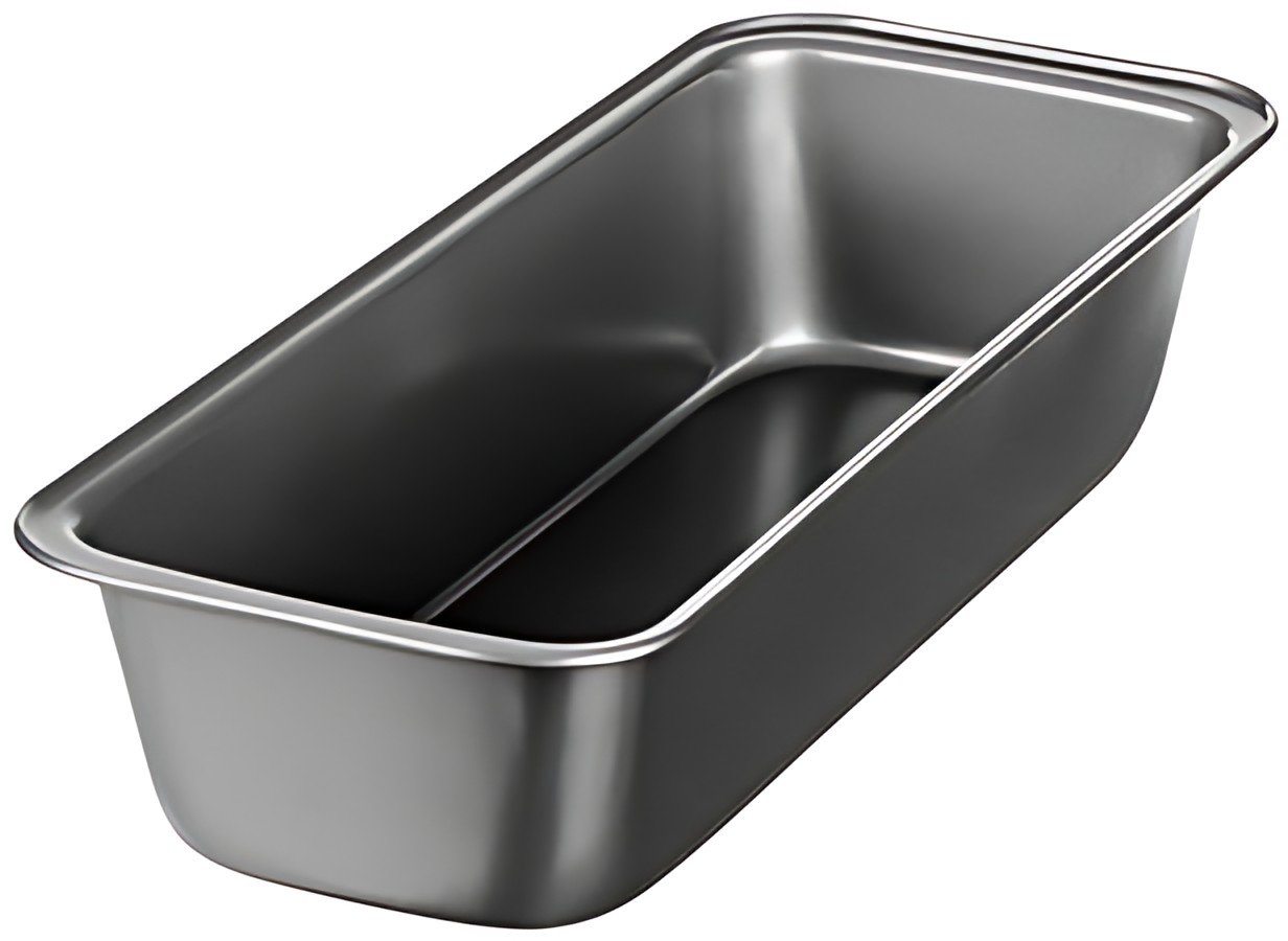 GastroMax Moule à pain, en acier au carbone, 1,7 L, gris