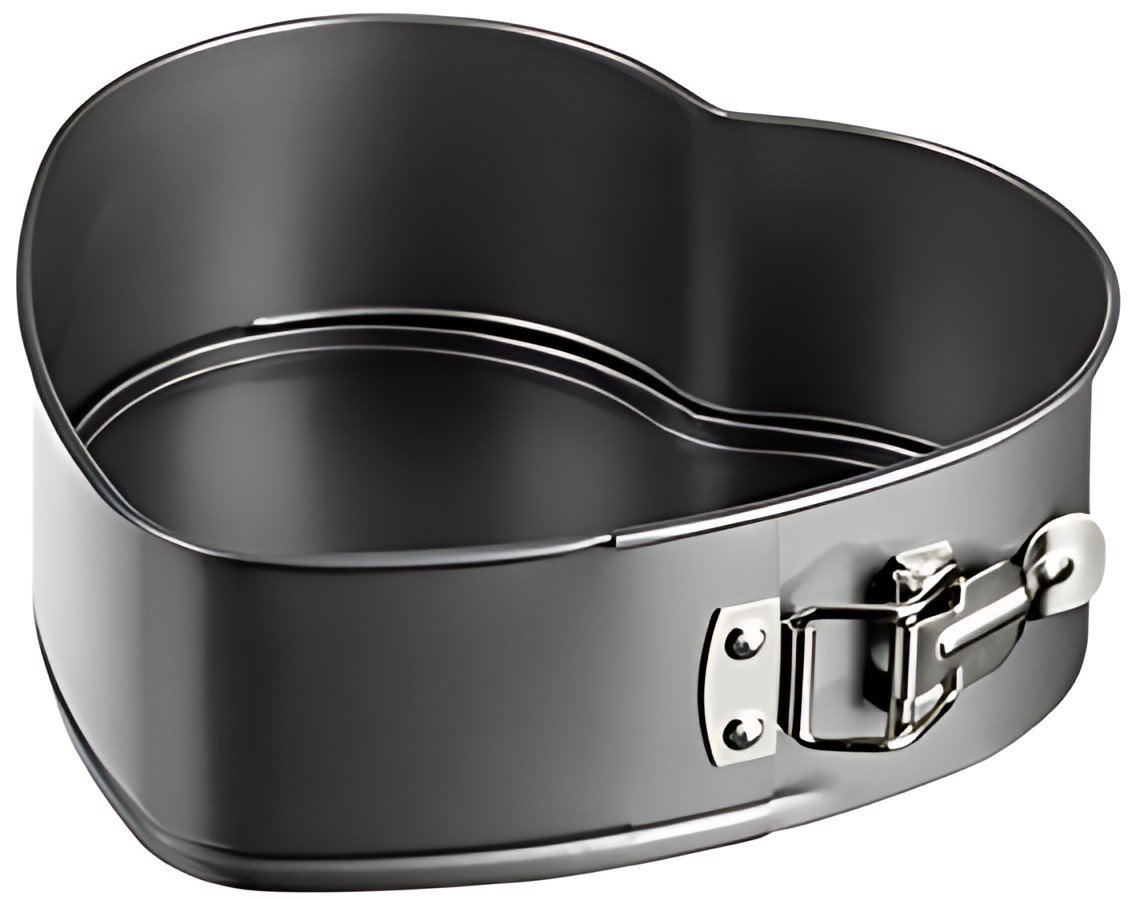 GastroMax Moule à manqué coeur, en acier carbone, gris