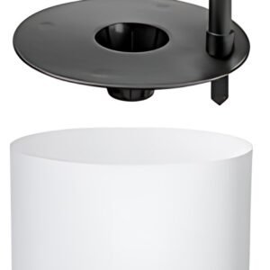 orthex Pot de fleurs PAULINA, diamètre : 140 mm, blanc