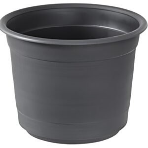 orthex Pot de fleurs EPOQUE, diamètre : 290 mm, noir