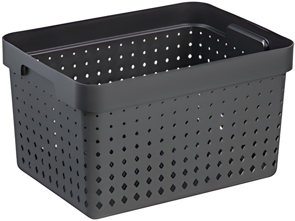 NHG Bac de rangement SEOUL BASKET L, noir