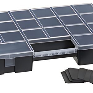 Plast team Boîte d'assortiment LUXOR HOBBY BOX, noir