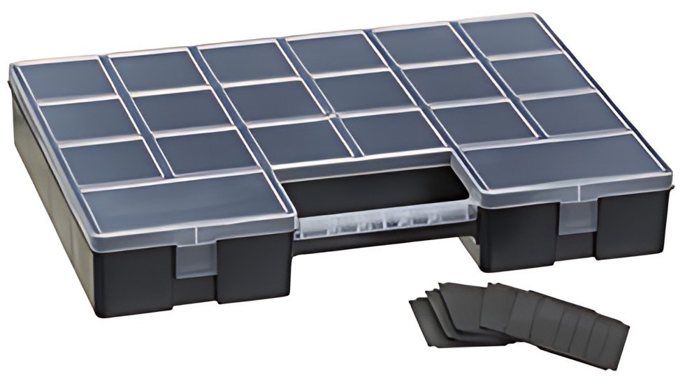 Plast team Boîte d'assortiment LUXOR HOBBY BOX, noir