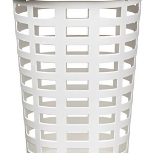 plast team Panier à linge BOSTON, 54 litres, ovale, blanc