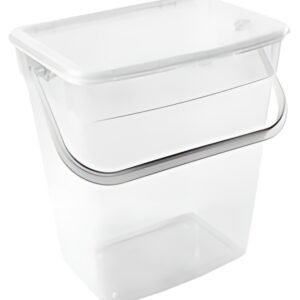 plast team Boîte à lessive, 6 litres, transparent