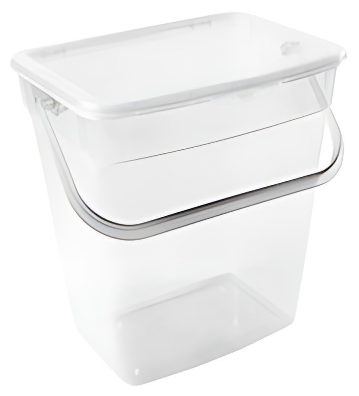 plast team Boîte à lessive, 6 litres, transparent