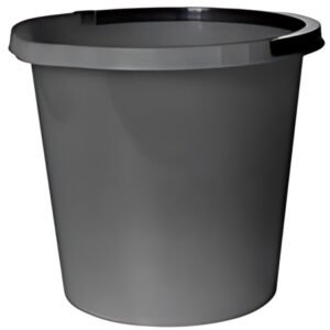 plast team Seau de nettoyage ATLANTA, 10 litres, argent