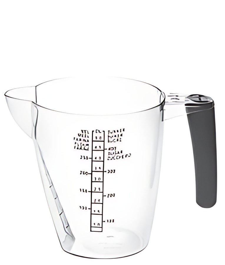 plast team Pichet mesureur, 1,0 litre, transparent