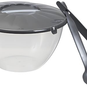 plast team Saladier avec couverts à salade, 7,0 litres