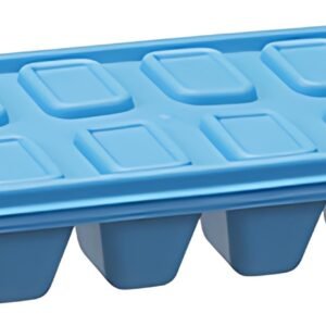 plast team Bac à glaçons, avec couvercle, bleu
