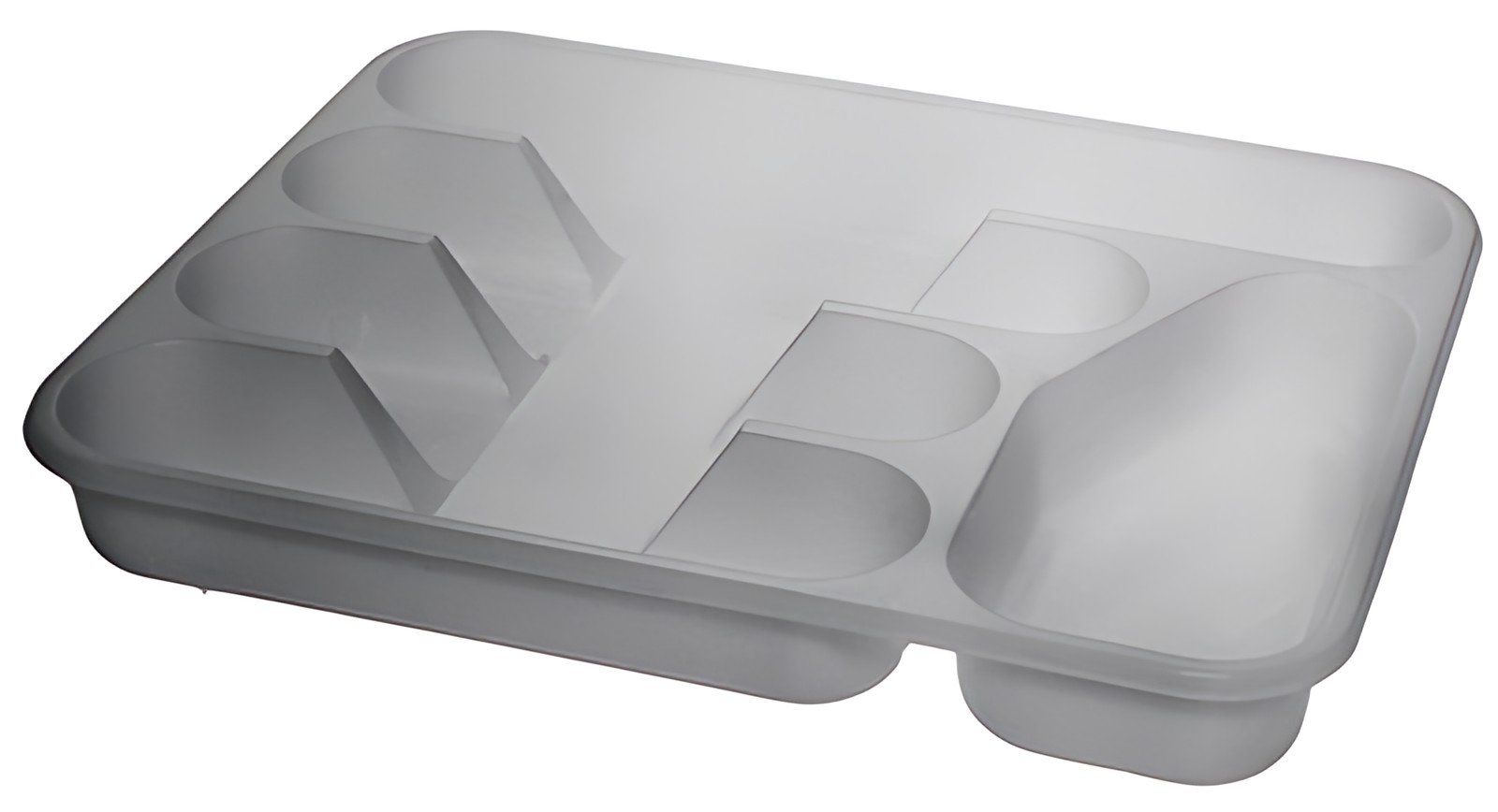 plast team Range-couverts, 5 compartiments, argent