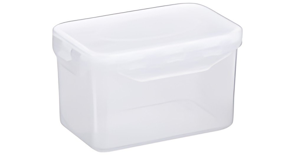 Plast team Boîte de conservation Airtight, 0,9 litre, blanc