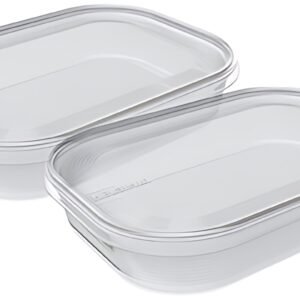 plast team Set de 2 boîtes de congélation Helsinki, 1,4 L