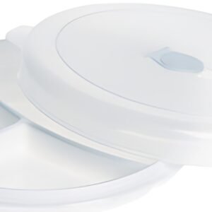 plast team Assiette à micro-ondes Micro, 3 compartiments