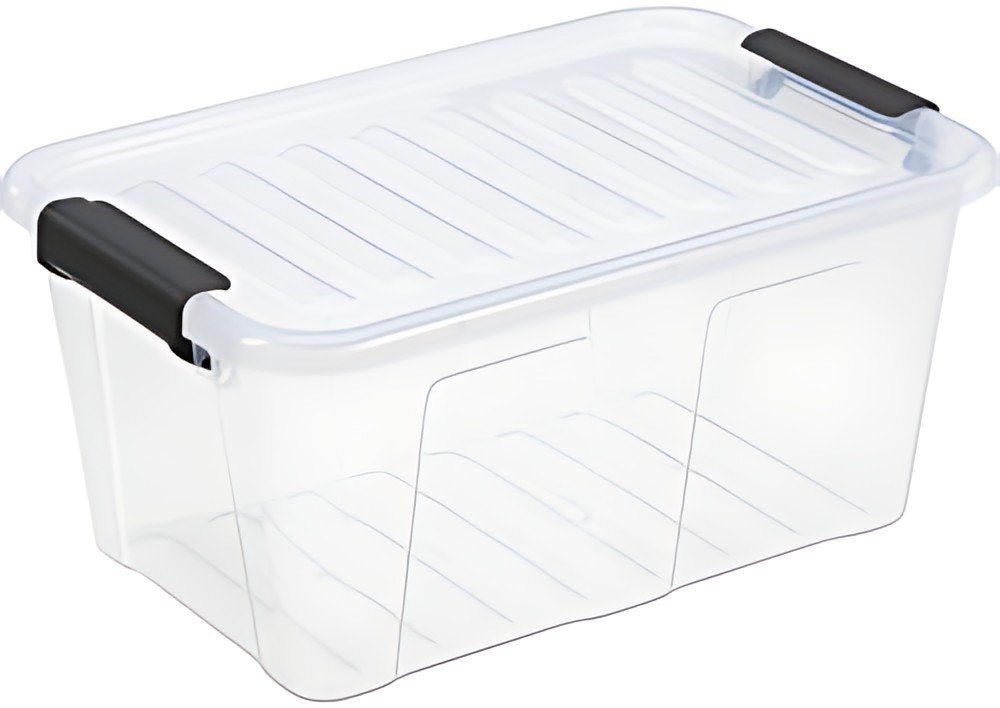 plast team Boîte de rangement HOME BOX, 8 L, transparent