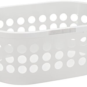 plast team Corbeille à linge SPRINGFIELD, 30 litres, blanc