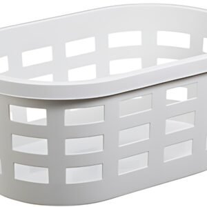 plast team Corbeille à linge BOSTON, 36,8 litres, blanc