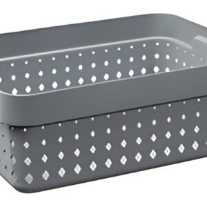 NHG Bac de rangement SEOUL BASKET M, PP, gris
