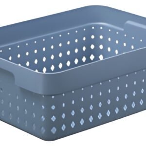 NHG Bac de rangement SEOUL BASKET M, PP, bleu