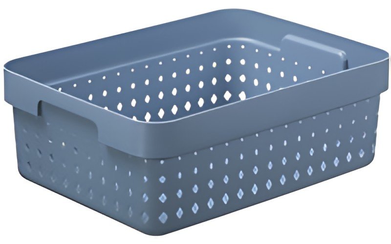 NHG Bac de rangement SEOUL BASKET M, PP, bleu