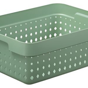 NHG Bac de rangement SEOUL BASKET M, PP, vert