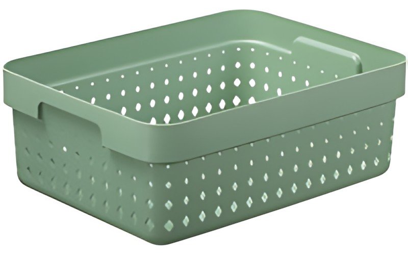 NHG Bac de rangement SEOUL BASKET M, PP, vert