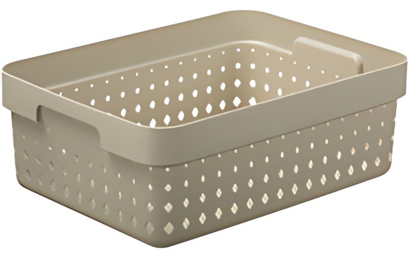 NHG Bac de rangement SEOUL BASKET M, PP, beige