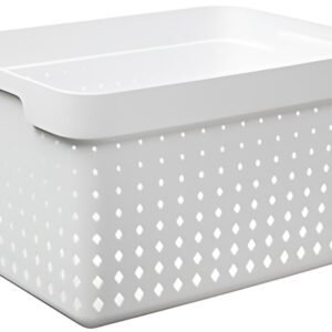 NHG Bac de rangement SEOUL BASKET L, PP, blanc