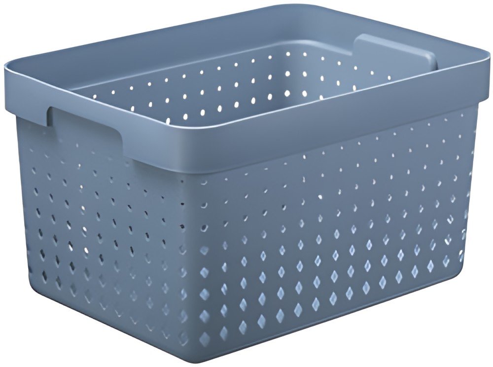 NHG Bac de rangement SEOUL BASKET L, PP, bleu