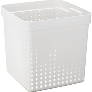NHG Bac de rangement SEOUL BASKET XL, PP, blanc