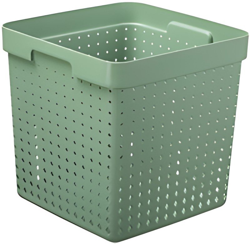 NHG Bac de rangement SEOUL BASKET XL, PP, vert