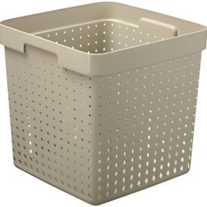 NHG Bac de rangement SEOUL BASKET XL, PP, beige