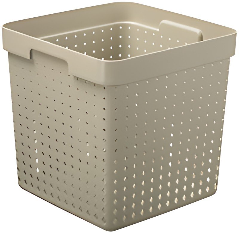 NHG Bac de rangement SEOUL BASKET XL, PP, beige