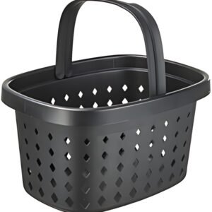 NHG Panier à provisions SEOUL BASKET, PP, 16 litres, noir