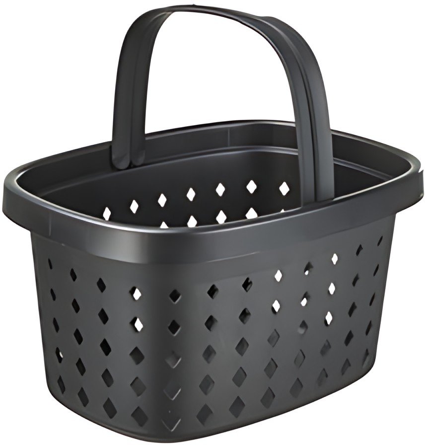 NHG Panier à provisions SEOUL BASKET, PP, 16 litres, noir