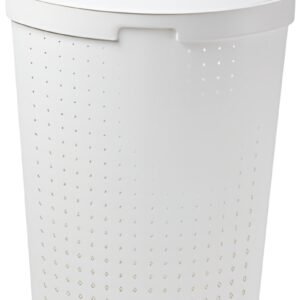 NHG Panier à linge SEOUL, 62 litres, triangulaire, blanc