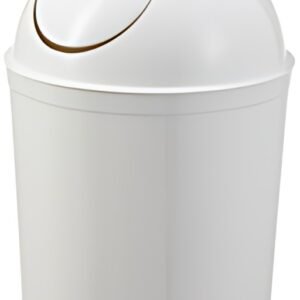 past team Poubelle à couvercle basculant, 5 litres, blanc