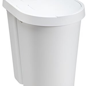 plast team Poubelle tri sélectif SEATTLE DUO, 2x25 L, blanc