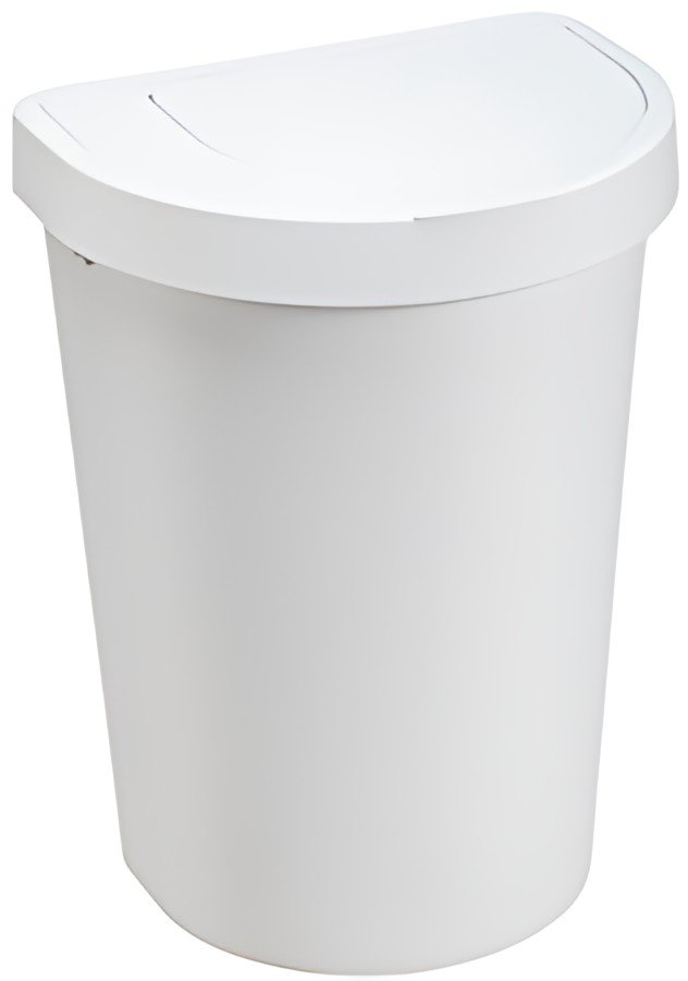 plast team Poubelle SEATTLE, 25 litres, blanc