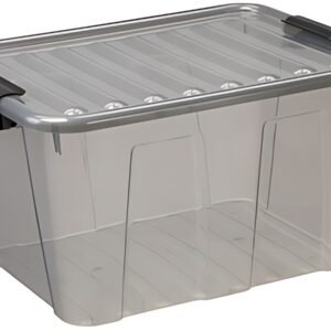 plast team Boîte de rangement HOME BOX, 30 L, gris