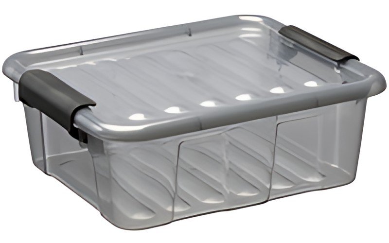 plast team Boîte de rangement HOME BOX, 1,5 L, gris