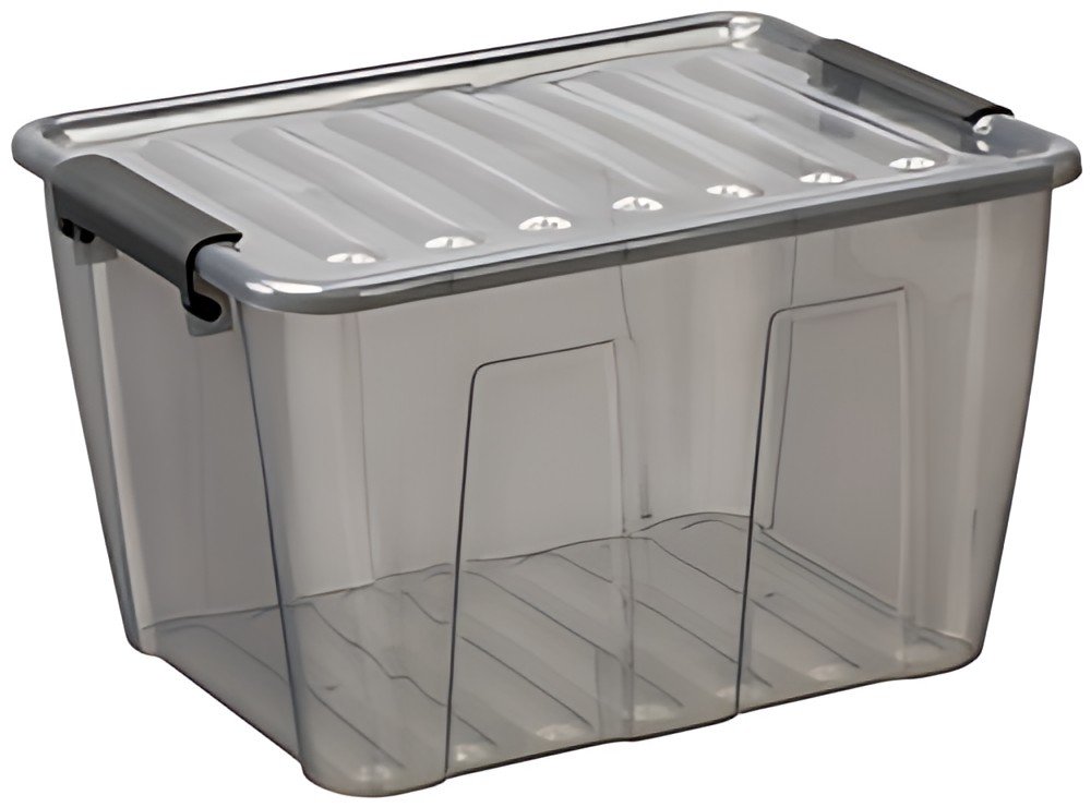 plast team Boîte de rangement HOME BOX, 15 L, gris