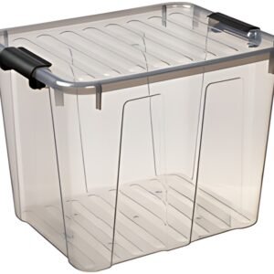 plast team Boîte de rangement HOME BOX, 40 L, gris