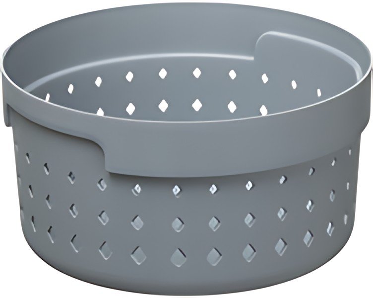 NHG Bac de rangement SEOUL ROUND ORGANIZER S, gris